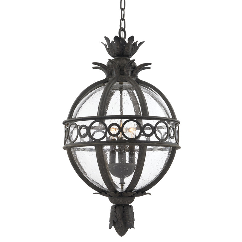 Troy Lighting Canada - Four Light Hanging Lantern - Campanile - French Iron- Union Lighting Luminaires Decor