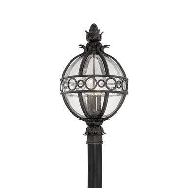 Troy Lighting Canada - Three Light Post Lantern - Campanile - French Iron- Union Lighting Luminaires Decor