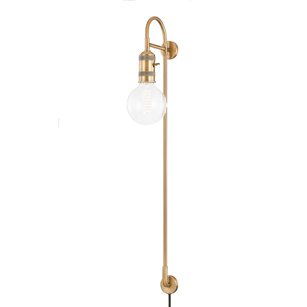 Troy Lighting Canada - One Light Wall Sconce - Dean - Patina Brass- Union Lighting Luminaires Decor