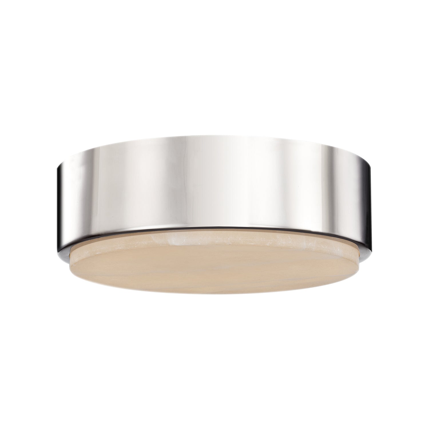 Alora Canada - LED Flush Mount - Blanco - Polished Nickel/Alabaster- Union Lighting Luminaires Decor