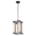 Alora Canada - LED Pendant - Sabre - Ribbed Glass/Urban Bronze- Union Lighting Luminaires Decor