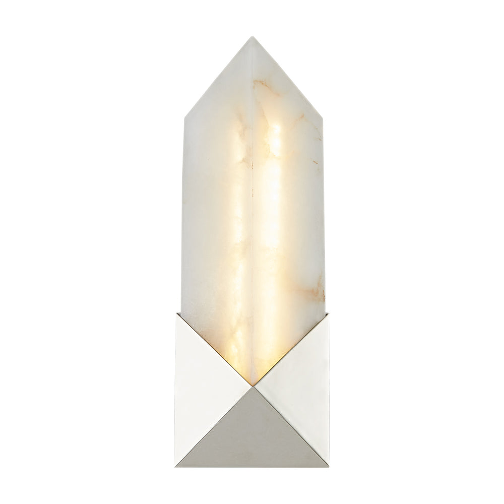 Alora Canada - LED Vanity - Caesar - Polished Nickel/Alabaster- Union Lighting Luminaires Decor