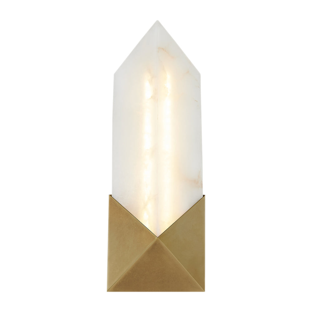 Alora Canada - LED Vanity - Caesar - Vintage Brass/Alabaster- Union Lighting Luminaires Decor