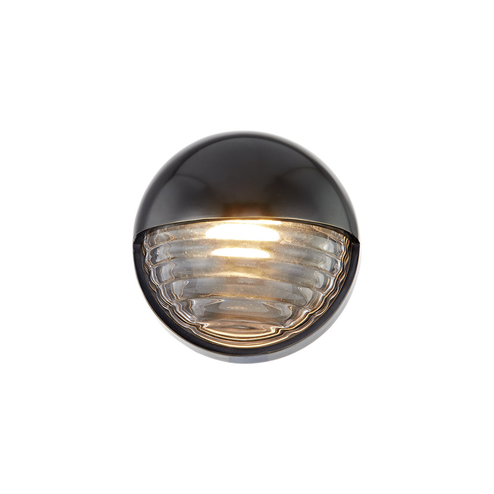 Alora Canada - LED Vanity - Palais - Urban Bronze/Ribbed Glass- Union Lighting Luminaires Decor