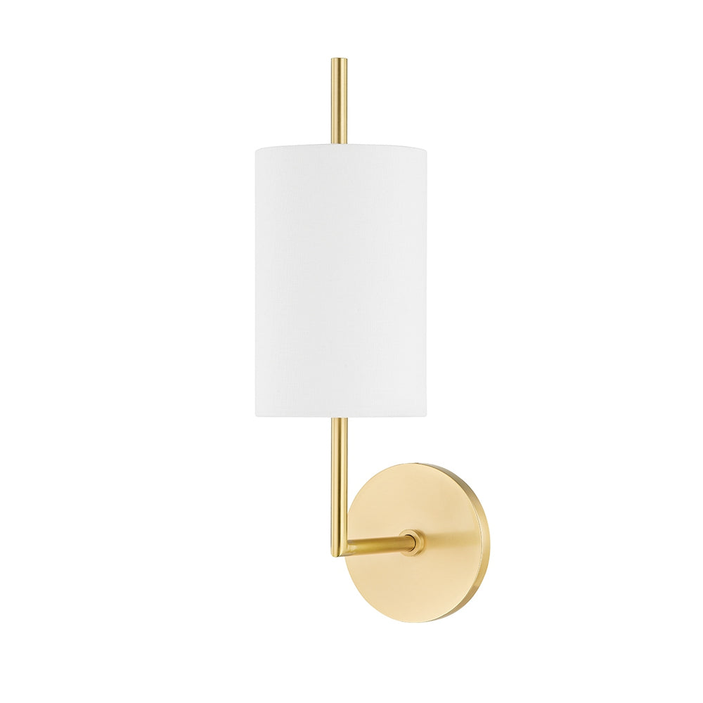 Mitzi Canada - One Light Wall Sconce - Molly - Aged Brass- Union Lighting Luminaires Decor