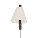 Mitzi Canada - One Light Wall Sconce - Ellen - Aged Brass/Wood Charred Ash- Union Lighting Luminaires Decor