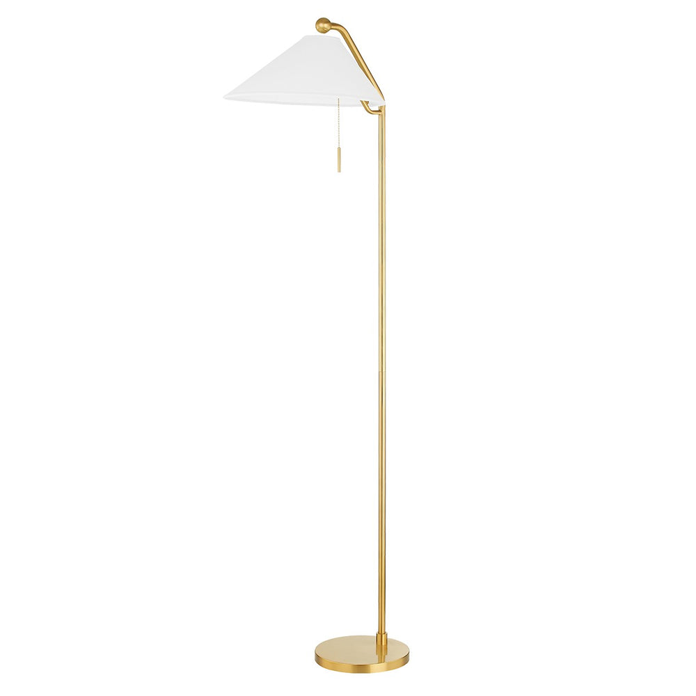 Mitzi Canada - One Light Floor Lamp - Aisa - Aged Brass- Union Lighting Luminaires Decor