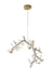 Bethel International Canada - Ten Light Chandelier - Gold- Union Lighting Luminaires Decor