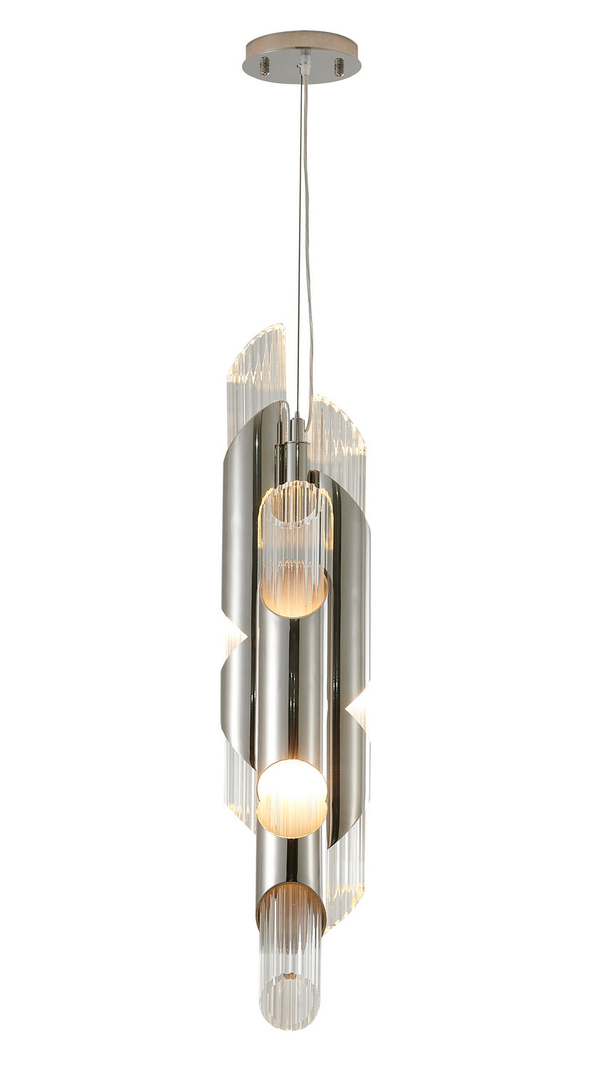 Bethel International Canada - Six Light Pendant - Chrome- Union Lighting Luminaires Decor