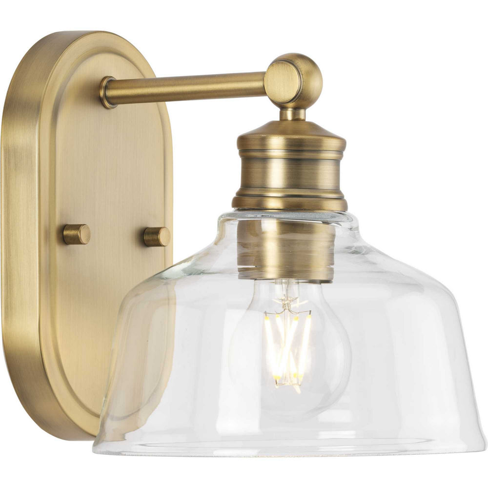 Progress Canada - One Light Bath - Singleton - Vintage Brass- Union Lighting Luminaires Decor