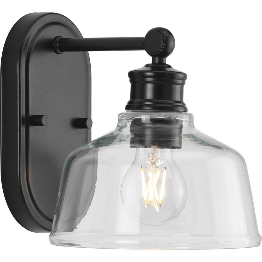 Progress Canada - One Light Bath - Singleton - Matte Black- Union Lighting Luminaires Decor