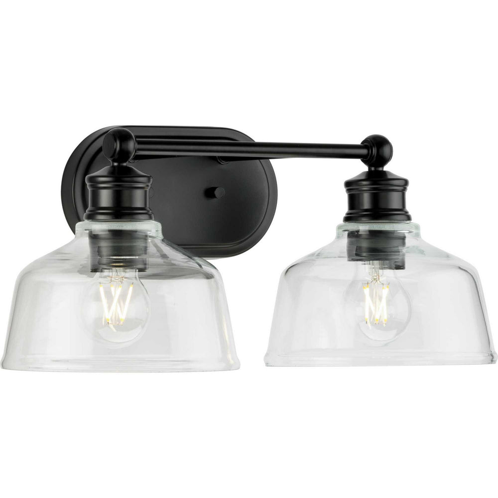 Progress Canada - Two Light Bath - Singleton - Matte Black- Union Lighting Luminaires Decor