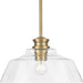 Progress Canada - One Light Pendant - Singleton - Vintage Brass- Union Lighting Luminaires Decor