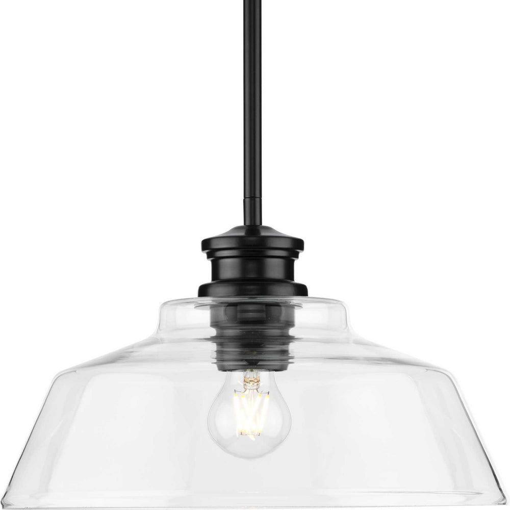 Progress Canada - One Light Pendant - Singleton - Matte Black- Union Lighting Luminaires Decor