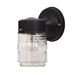 Meridian - One Light Outdoor Wall Sconce - Black- Union Lighting Luminaires Decor