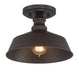 Meridian - One Light Semi-Flush Mount - Oil Rubbed Bronze- Union Lighting Luminaires Decor