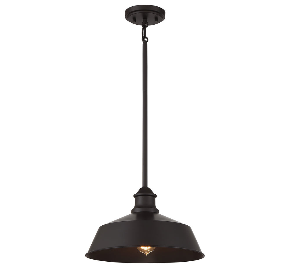 Meridian - One Light Pendant - Oil Rubbed Bronze- Union Lighting Luminaires Decor
