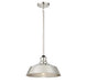 Meridian - One Light Pendant - Polished Nickel- Union Lighting Luminaires Decor