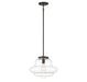 Meridian - One Light Pendant - Oil Rubbed Bronze- Union Lighting Luminaires Decor