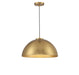 Meridian - One Light Pendant - Natural Brass- Union Lighting Luminaires Decor