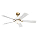 Kichler Canada - 56"Ceiling Fan - Icon - Brushed Natural Brass- Union Lighting Luminaires Decor