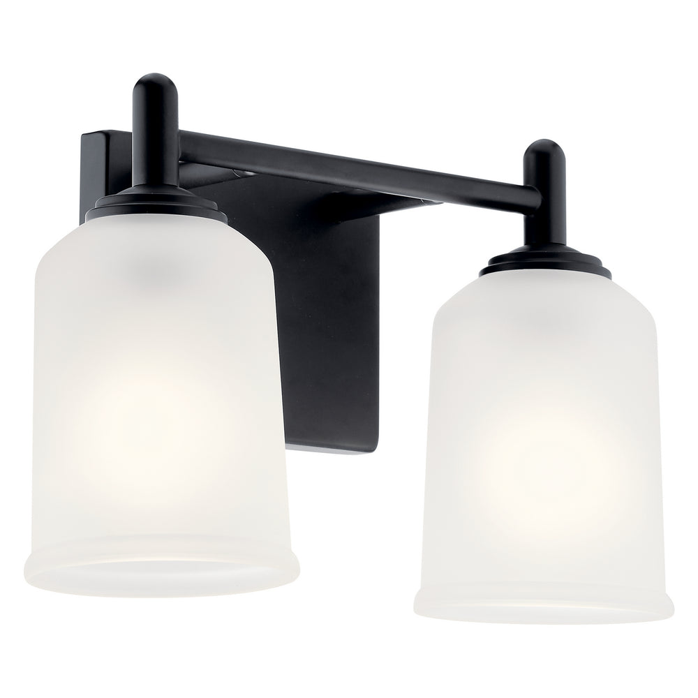 Kichler Canada - Two Light Bath - Shailene - Black- Union Lighting Luminaires Decor