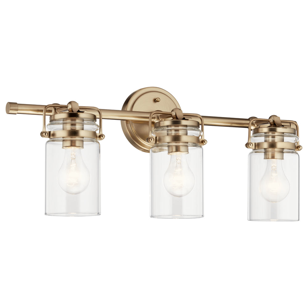 Kichler Canada - Three Light Bath - Brinley - Champagne Bronze- Union Lighting Luminaires Decor