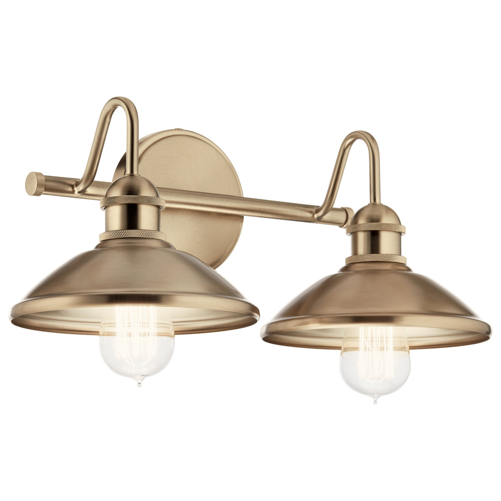 Kichler Canada - Two Light Bath - Clyde - Champagne Bronze- Union Lighting Luminaires Decor