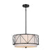 Kichler Canada - Three Light Pendant/Semi Flush - Birkleigh - Black- Union Lighting Luminaires Decor