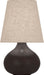 Robert Abbey - One Light Accent Lamp - June - Matte Coffee Glazed Ceramic- Union Lighting Luminaires Decor