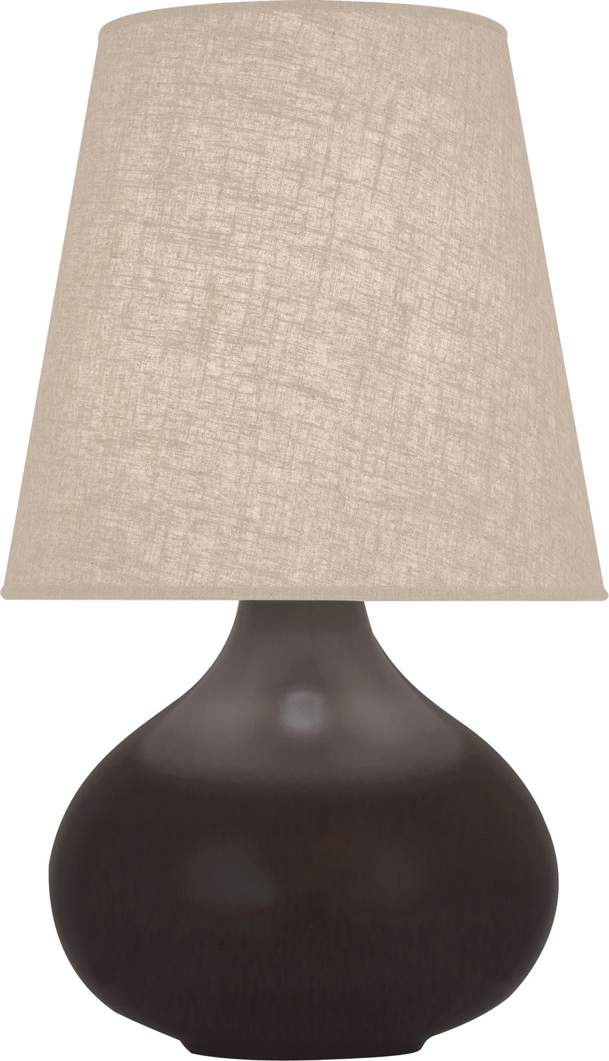 Robert Abbey - One Light Accent Lamp - June - Matte Coffee Glazed Ceramic- Union Lighting Luminaires Decor