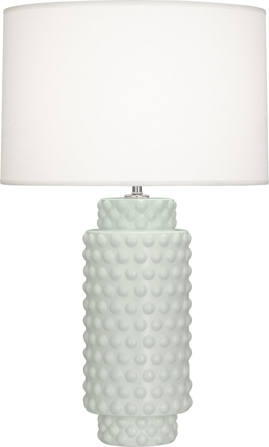 Robert Abbey - One Light Table Lamp - Dolly - Matte Celadon Glazed Textured Ceramic- Union Lighting Luminaires Decor