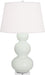 Robert Abbey - One Light Table Lamp - Triple Gourd - Matte Celadon Glazed Ceramic w/Lucite Base- Union Lighting Luminaires Decor
