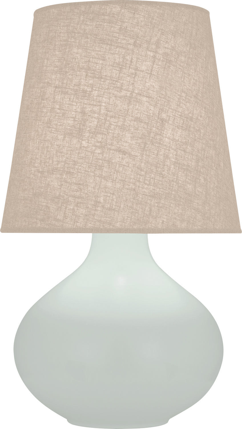 Robert Abbey - One Light Table Lamp - June - Matte Celadon Glazed Ceramic- Union Lighting Luminaires Decor