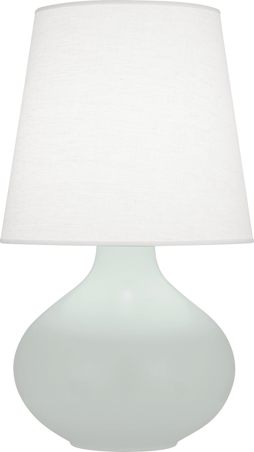 Robert Abbey - One Light Table Lamp - June - Matte Celadon Glazed Ceramic- Union Lighting Luminaires Decor