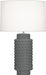 Robert Abbey - One Light Table Lamp - Dolly - Matte Ash Glazed Textured Ceramic- Union Lighting Luminaires Decor