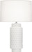 Robert Abbey - One Light Table Lamp - Dolly - Matte Lily Glazed Textured Ceramic- Union Lighting Luminaires Decor