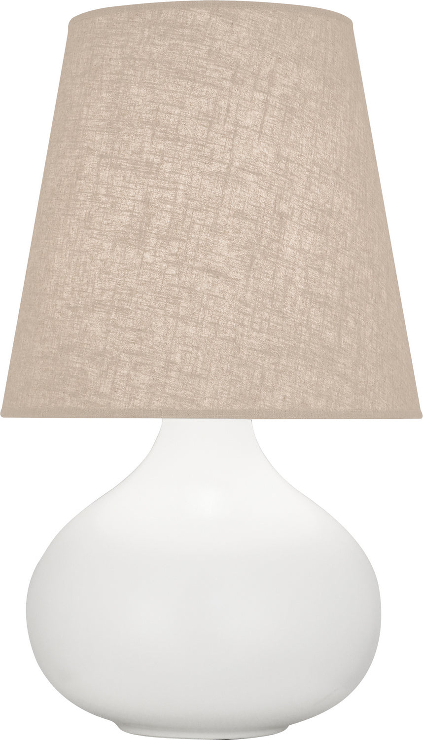 Robert Abbey - One Light Accent Lamp - June - Matte Lily Glazed Ceramic- Union Lighting Luminaires Decor