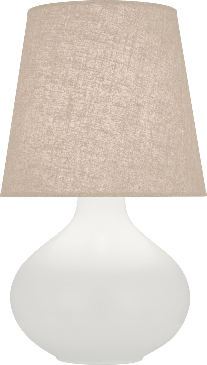 Robert Abbey - One Light Table Lamp - June - Matte Lily Glazed Ceramic- Union Lighting Luminaires Decor