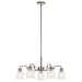 Kichler Canada - Five Light Chandelier - Aivian - Nickel Textured- Union Lighting Luminaires Decor
