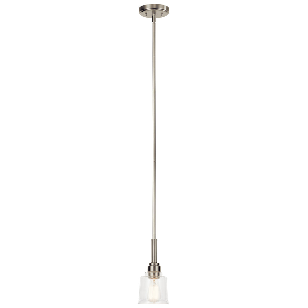 Kichler Canada - One Light Mini Pendant - Aivian - Nickel Textured- Union Lighting Luminaires Decor