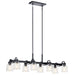 Kichler Canada - Eight Light Linear Chandelier - Aivian - Black- Union Lighting Luminaires Decor