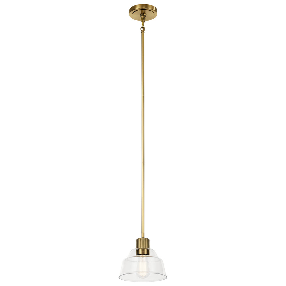 Kichler Canada - One Light Mini Pendant - Eastmont - Brushed Brass- Union Lighting Luminaires Decor