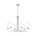 Kichler Canada - Six Light Chandelier - Truby - Polished Nickel- Union Lighting Luminaires Decor
