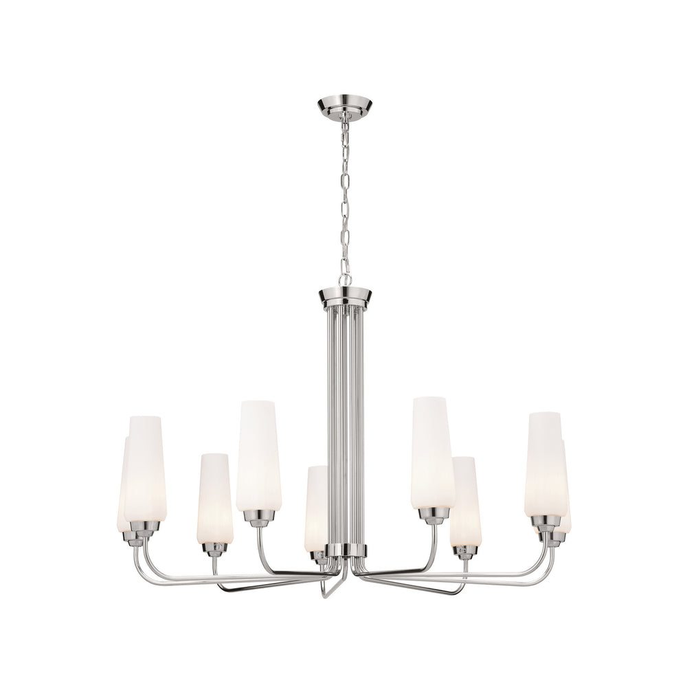 Kichler Canada - Nine Light Chandelier - Truby - Polished Nickel- Union Lighting Luminaires Decor