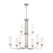 Kichler Canada - Nine Light Chandelier - Truby - Polished Nickel- Union Lighting Luminaires Decor