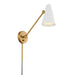 Kichler Canada - One Light Wall Sconce - Sylvia - Natural Brass- Union Lighting Luminaires Decor