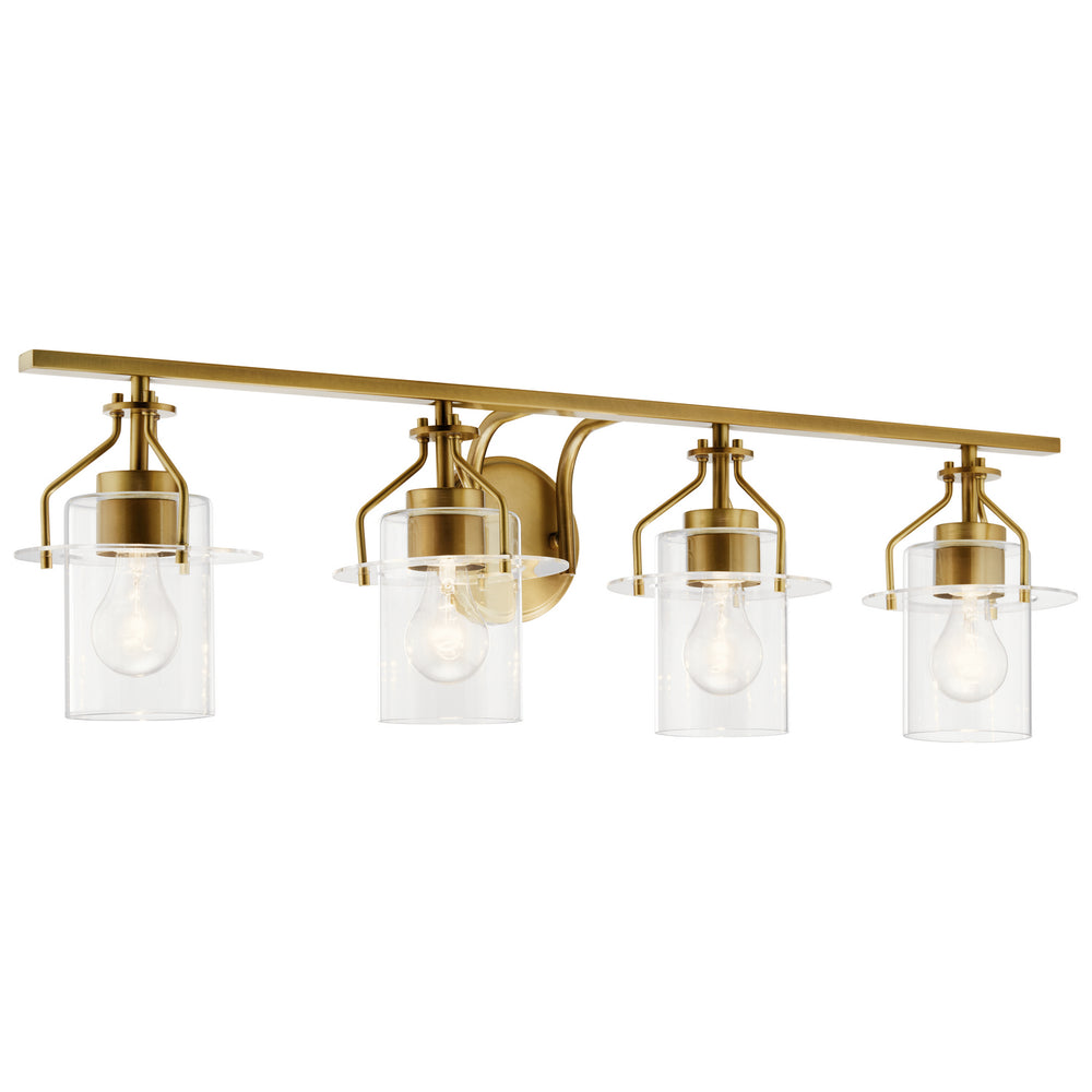 Kichler Canada - Four Light Bath - Everett - Brushed Brass- Union Lighting Luminaires Decor