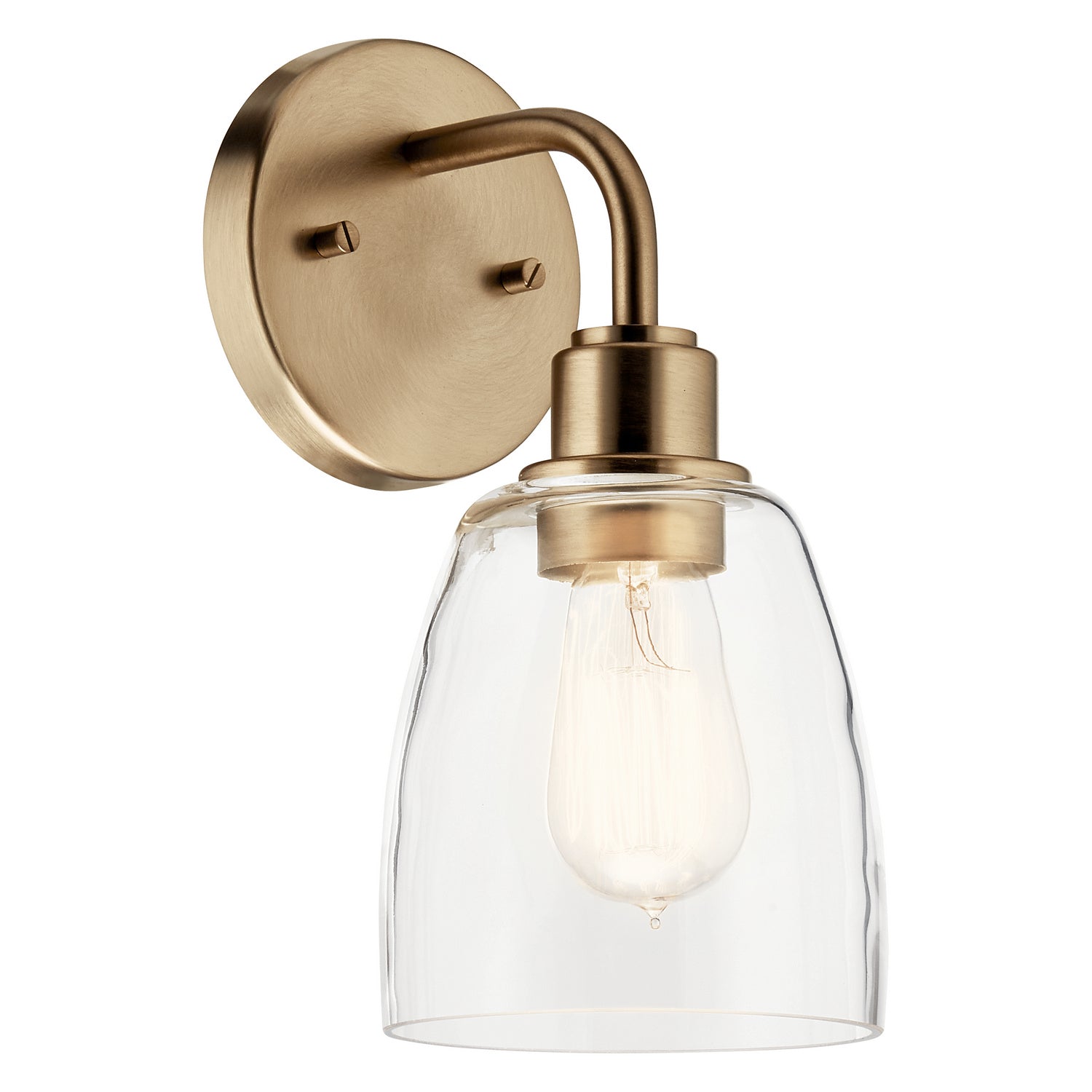 Kichler Canada - One Light Wall Sconce - Meller - Champagne Bronze- Union Lighting Luminaires Decor