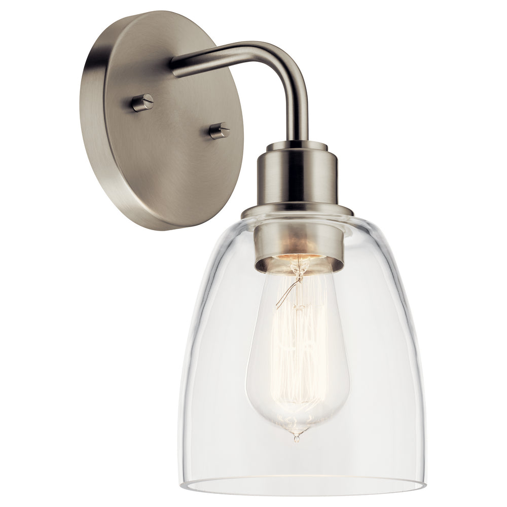 Kichler Canada - One Light Wall Sconce - Meller - Nickel Textured- Union Lighting Luminaires Decor